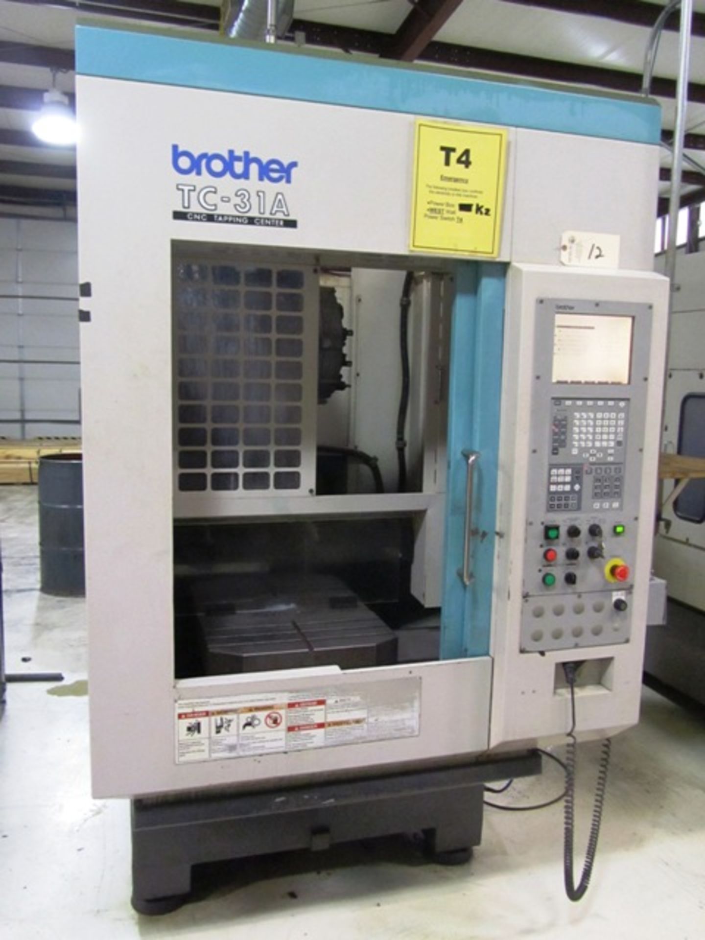 Brother TC-31A CNC High Speed Tapping & Drilling Machine - Image 4 of 4