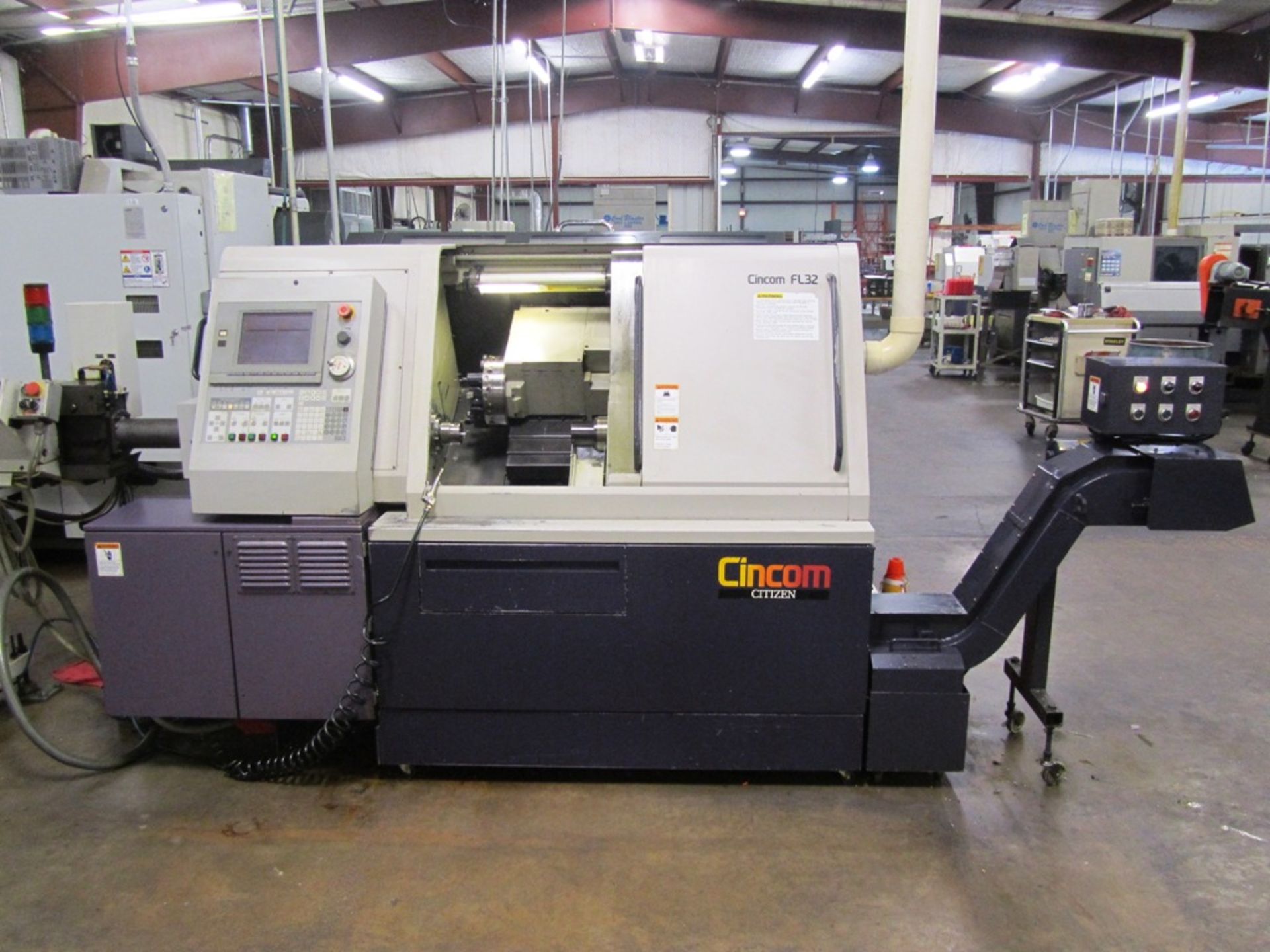 Citizen Cincom FL-32 CNC Swiss Screw Machine with IEMCA Boss 542CN Automatic Barfeeder - Image 4 of 6