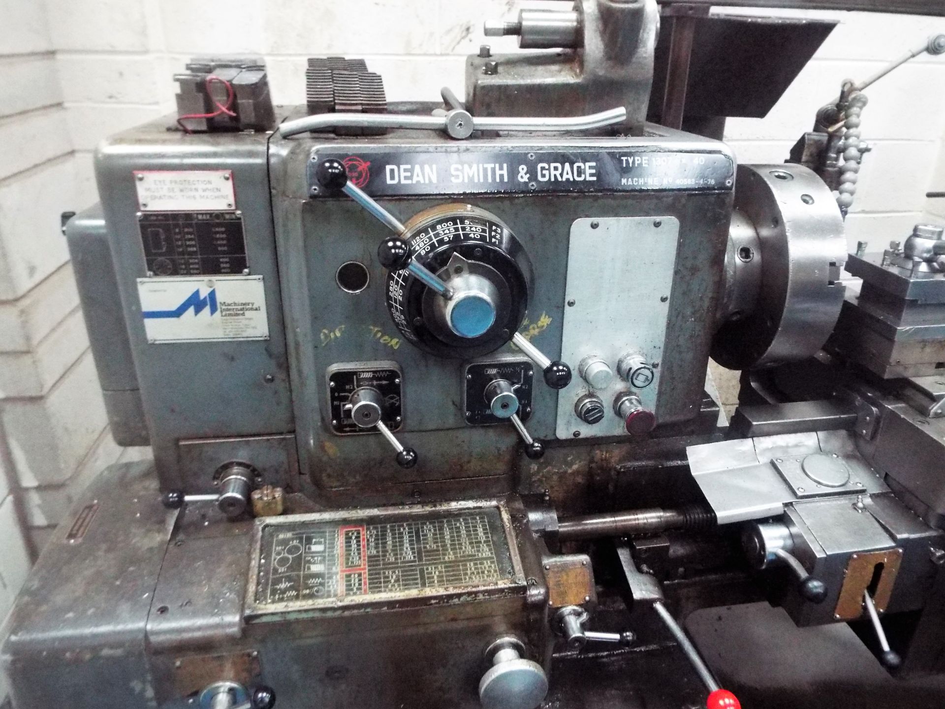 Dean Smith & Grace Gap Bed Centre Lathe. - Bild 2 aus 12