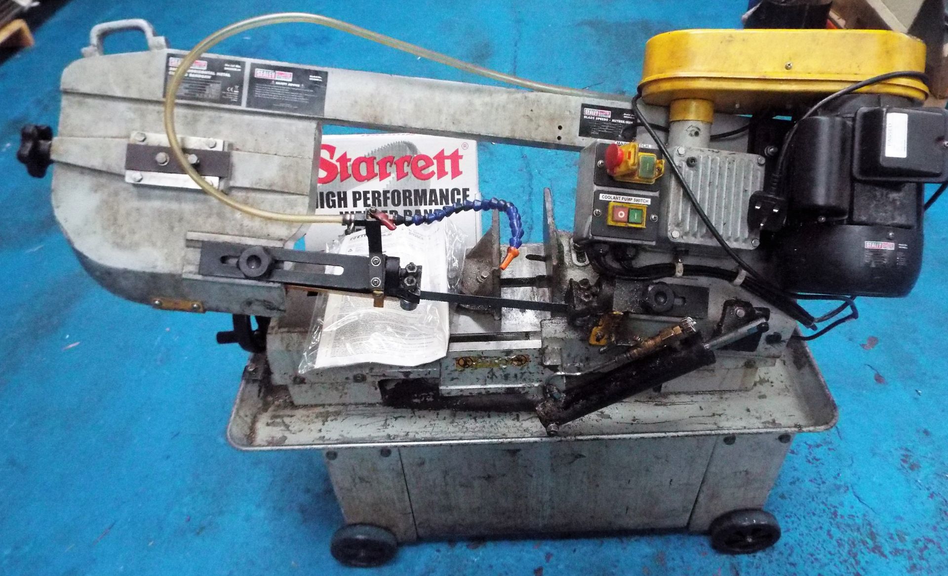 Sealey Workshop Portable Metal Cutting Bandsaw.