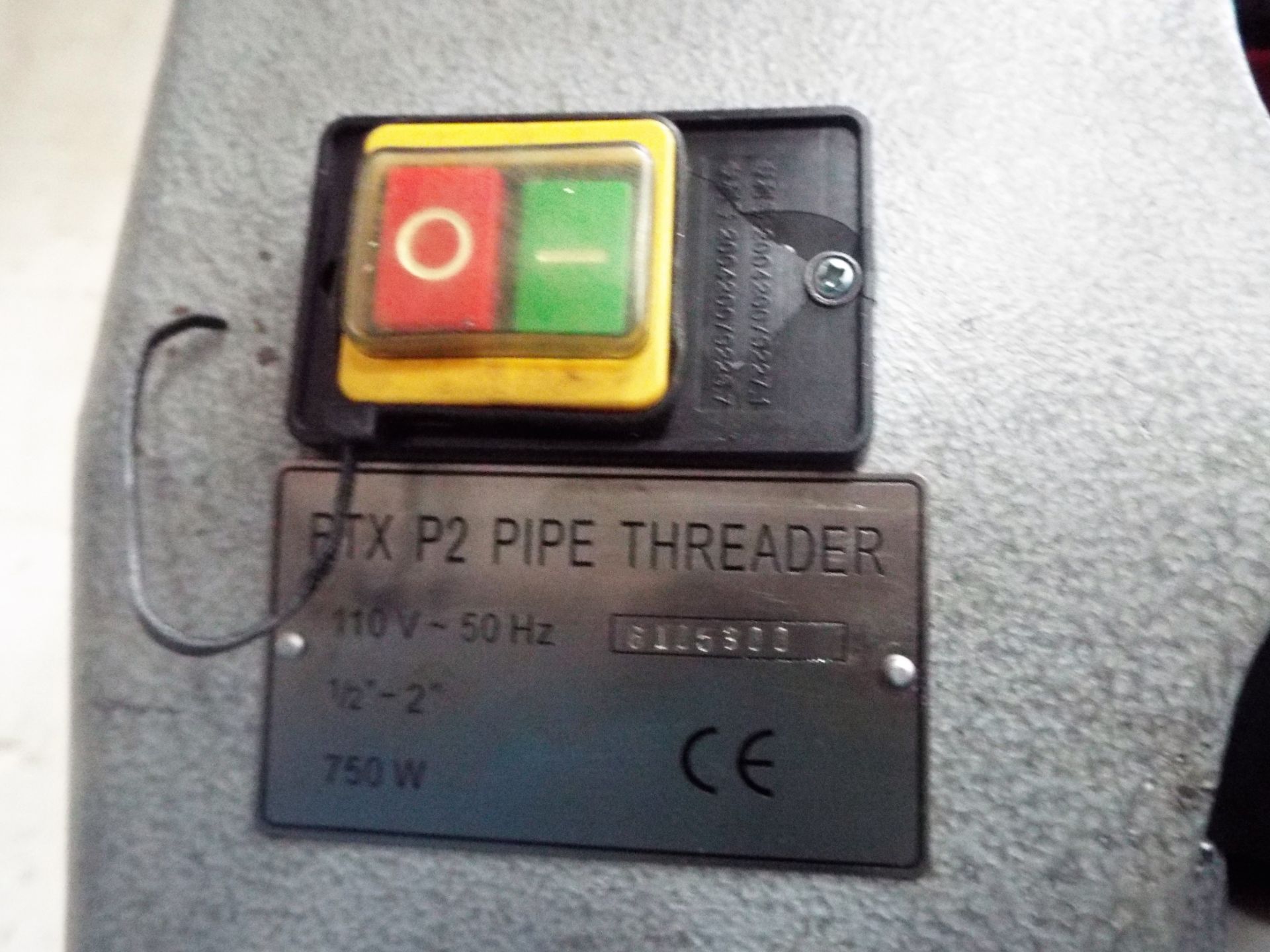 RTX Pipe Threading Machine cw Transformer & Spare Set of Legs. - Image 4 of 10