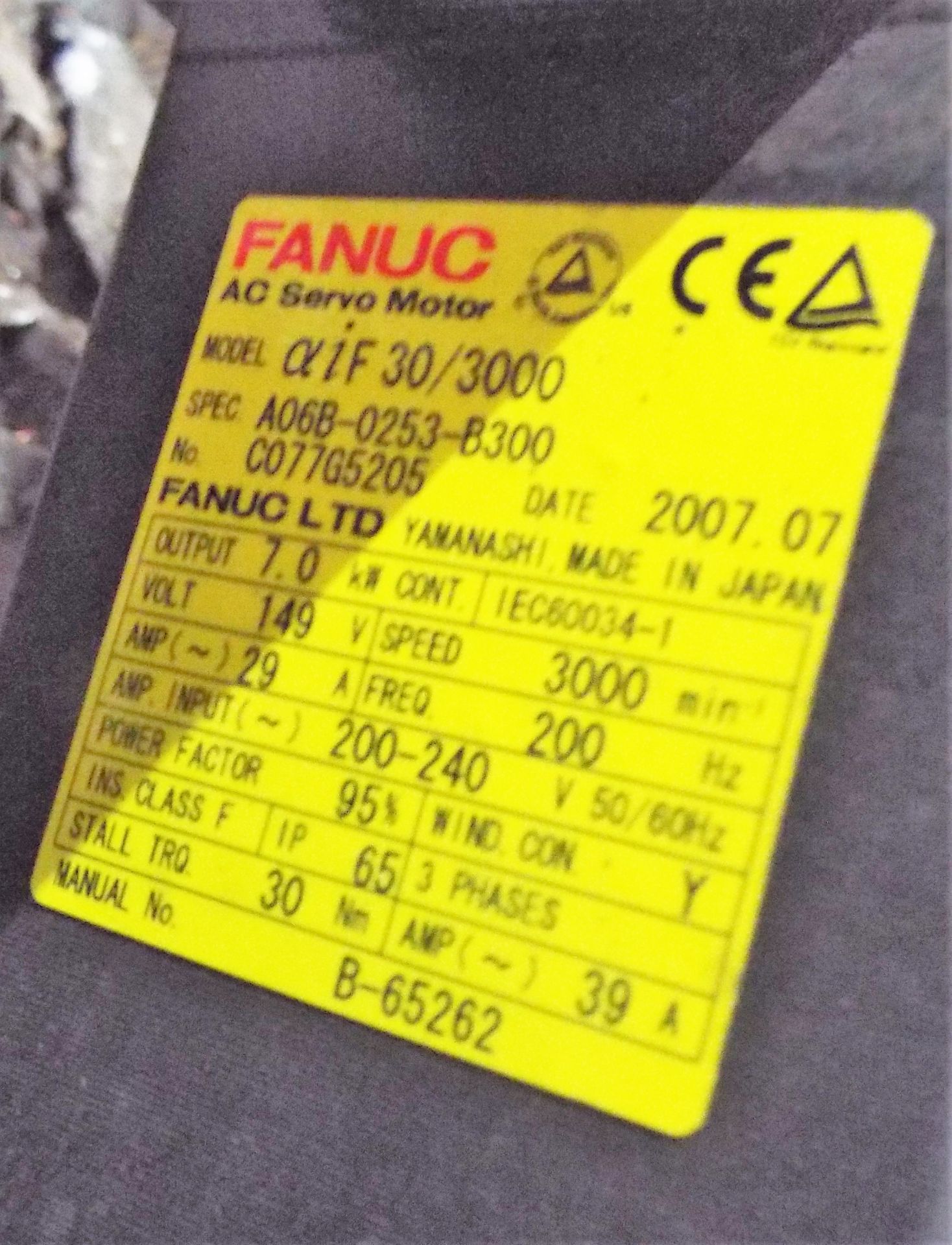 Fanuc Driven Parts Positioning Turntable.