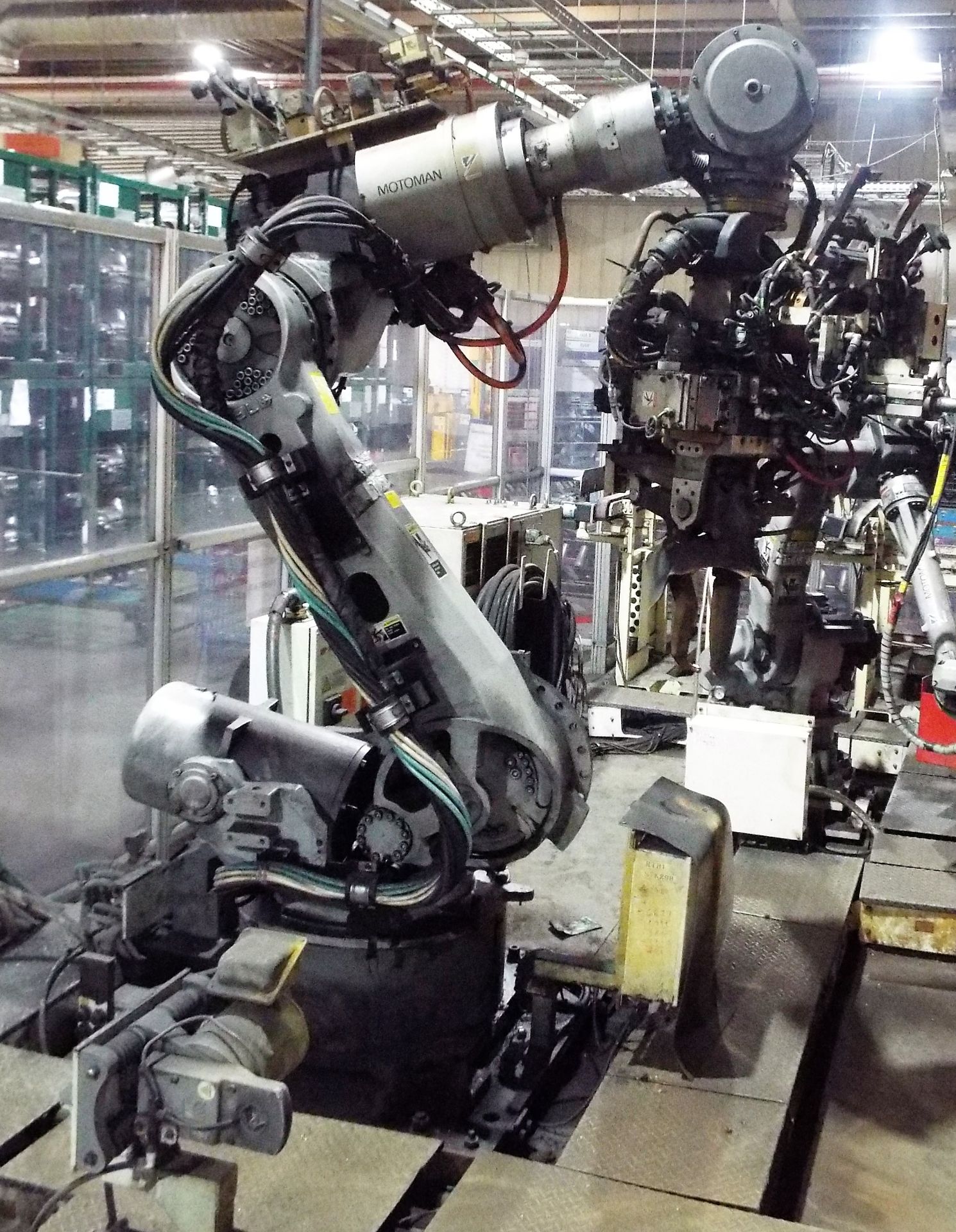 Motoman Yakasawa ES200N Industrial Spot Welding Robot.