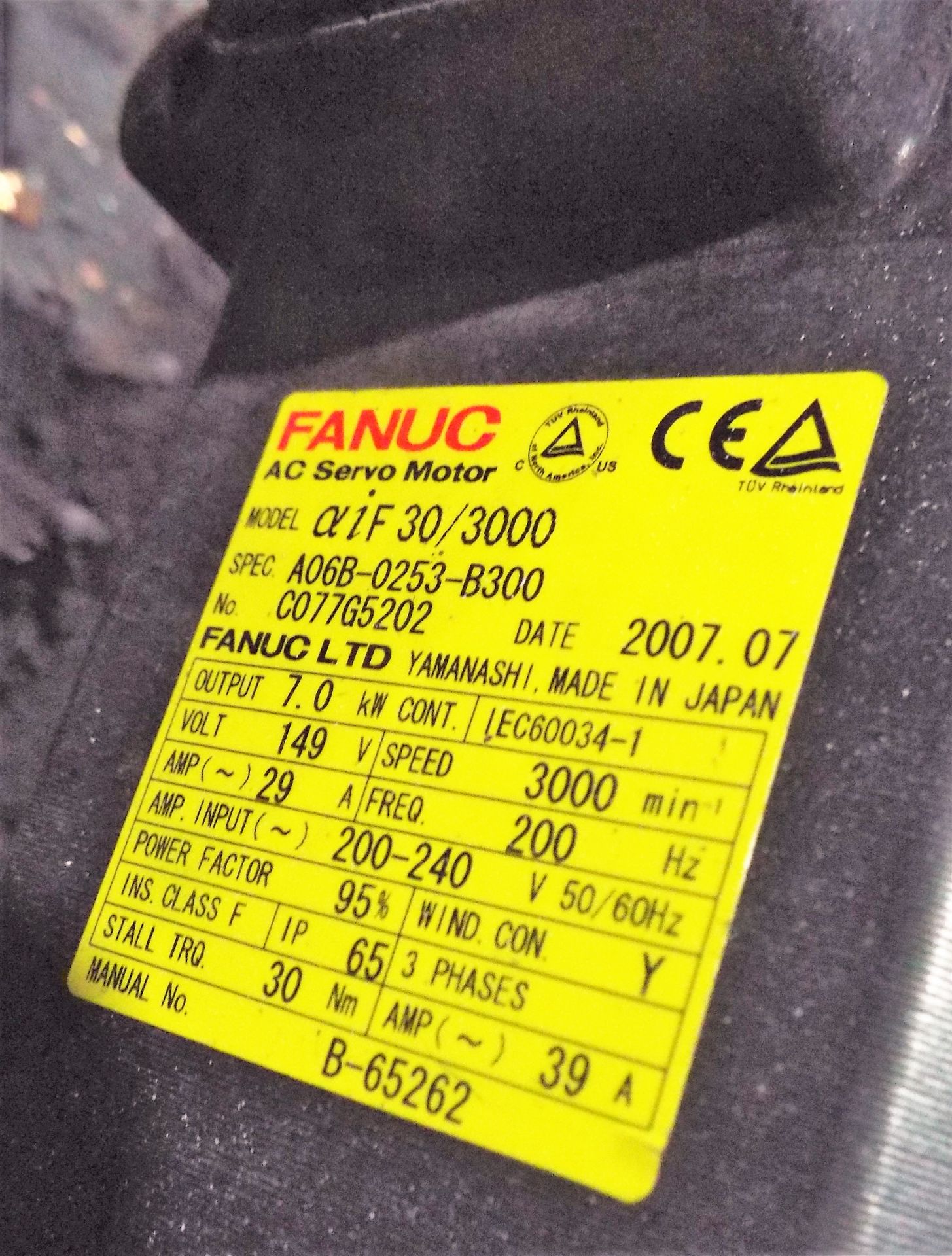 Fanuc Driven Parts Positioning Turntable.