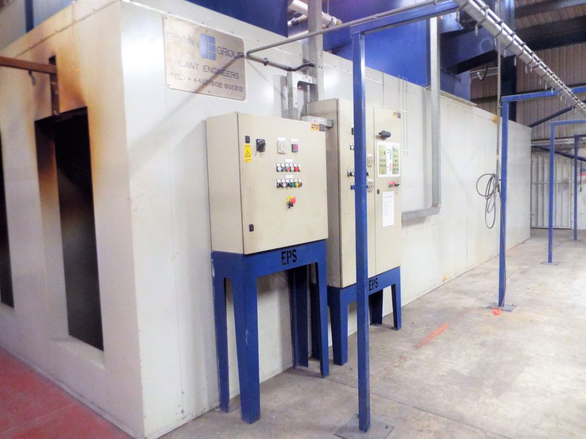 The Complete Contents Of A Powder Coating Line Featuring On Line Pre-Treatment. - Image 27 of 50