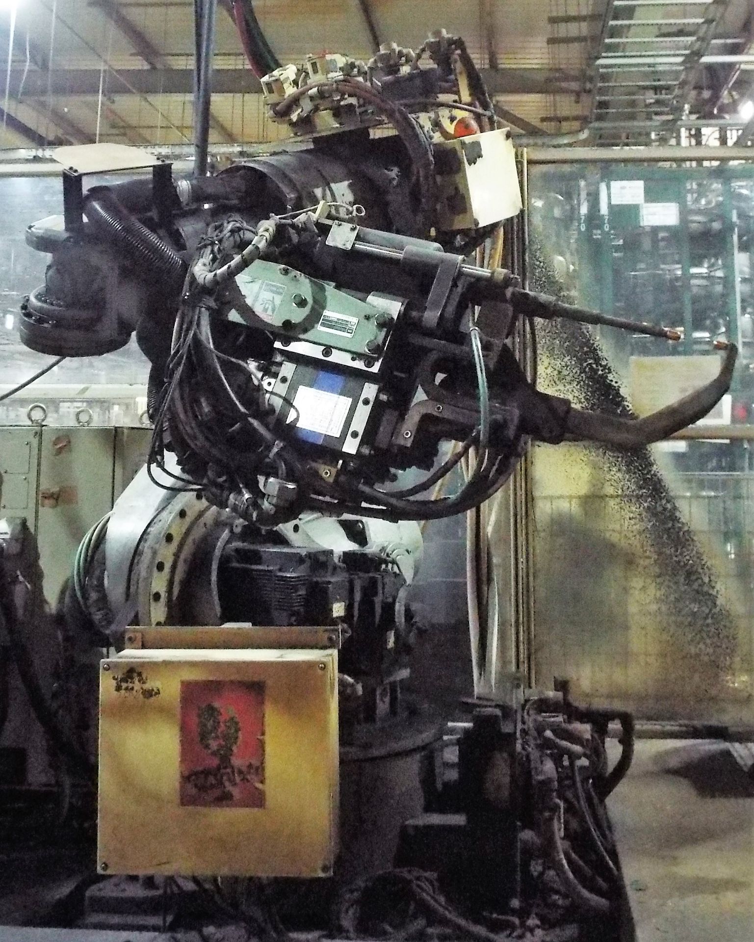 Motoman Yakasawa ES165N Industrial Spot Welding Robot.