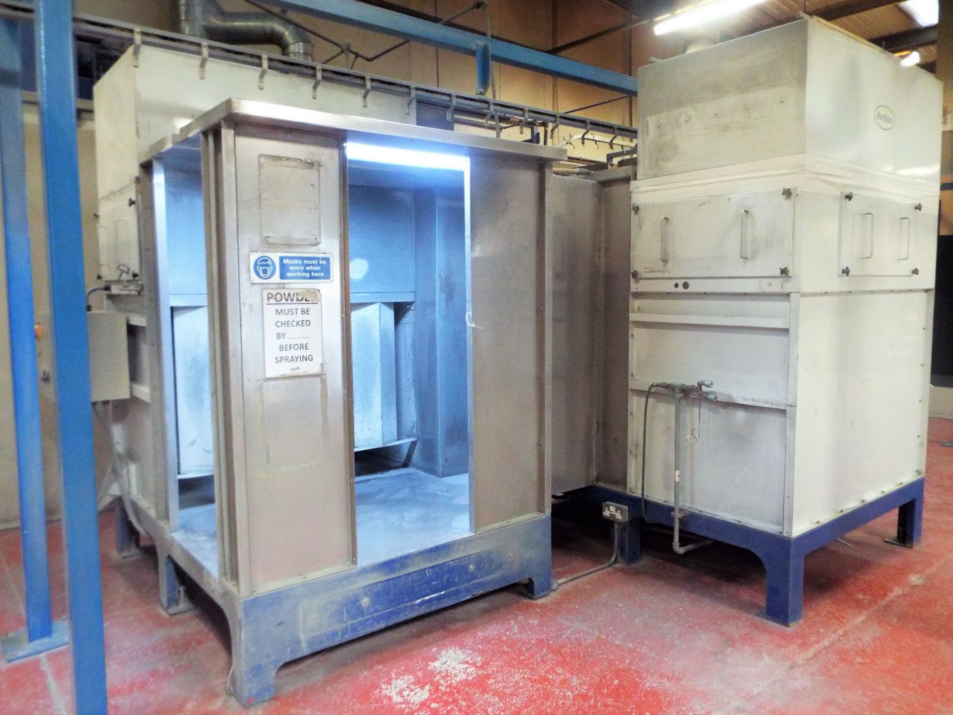 The Complete Contents Of A Powder Coating Line Featuring On Line Pre-Treatment. - Image 4 of 50