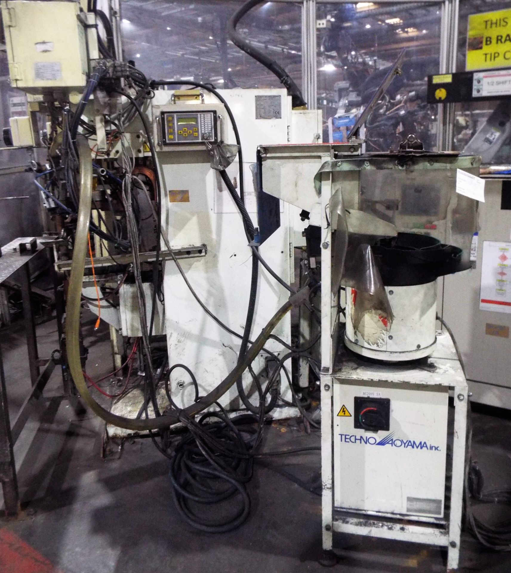 Kimura Dewyoki Resistance Welding Rig cw Techno Aoyama Automated Parts Feeding Machine - Image 7 of 9