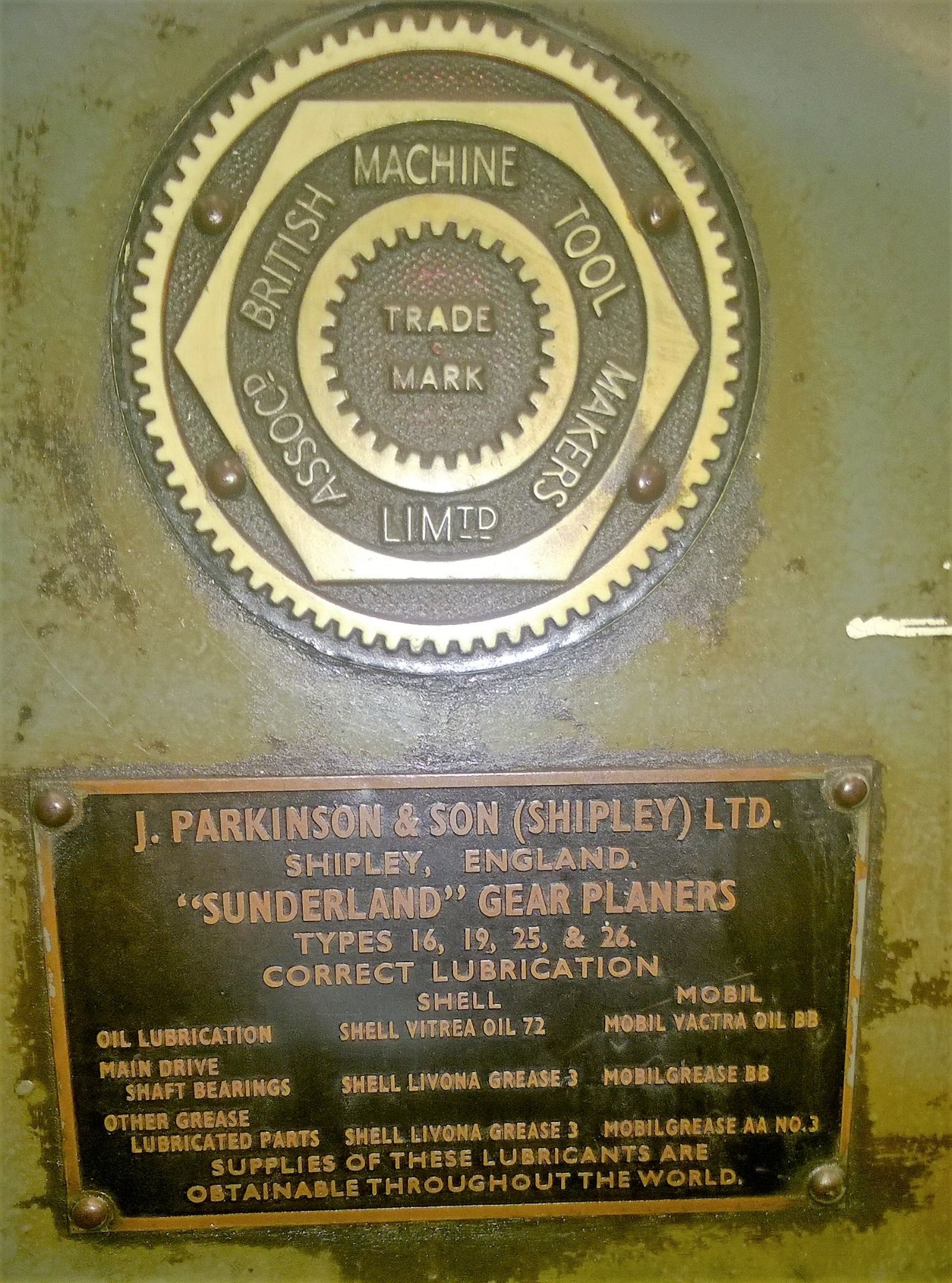 Sunderland 19 Gear Planer - Image 7 of 7