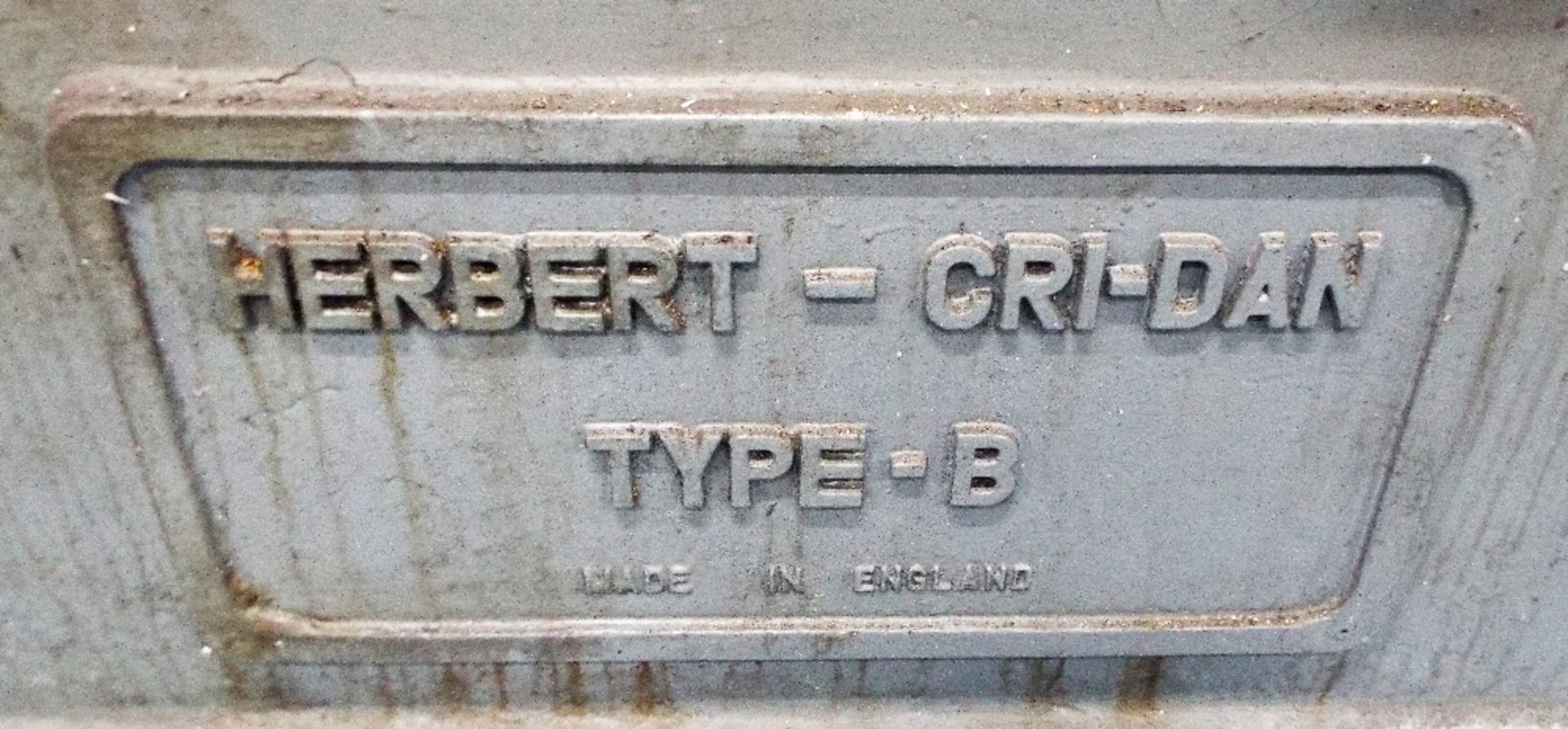 Herbert Cri-Dan Type B High Speed Thread Cutting Machine. - Image 3 of 12