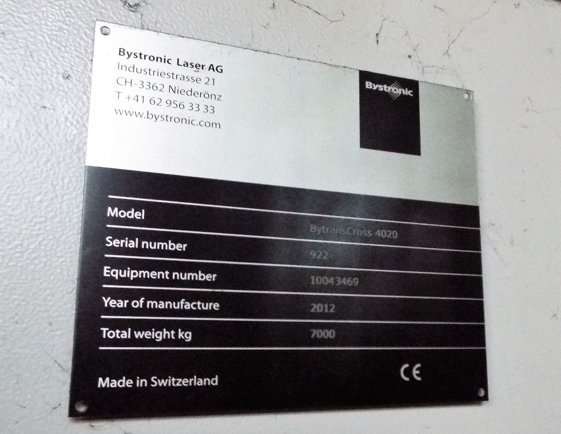 Bystronic 4020 Laser Cutting Cell - Image 19 of 38