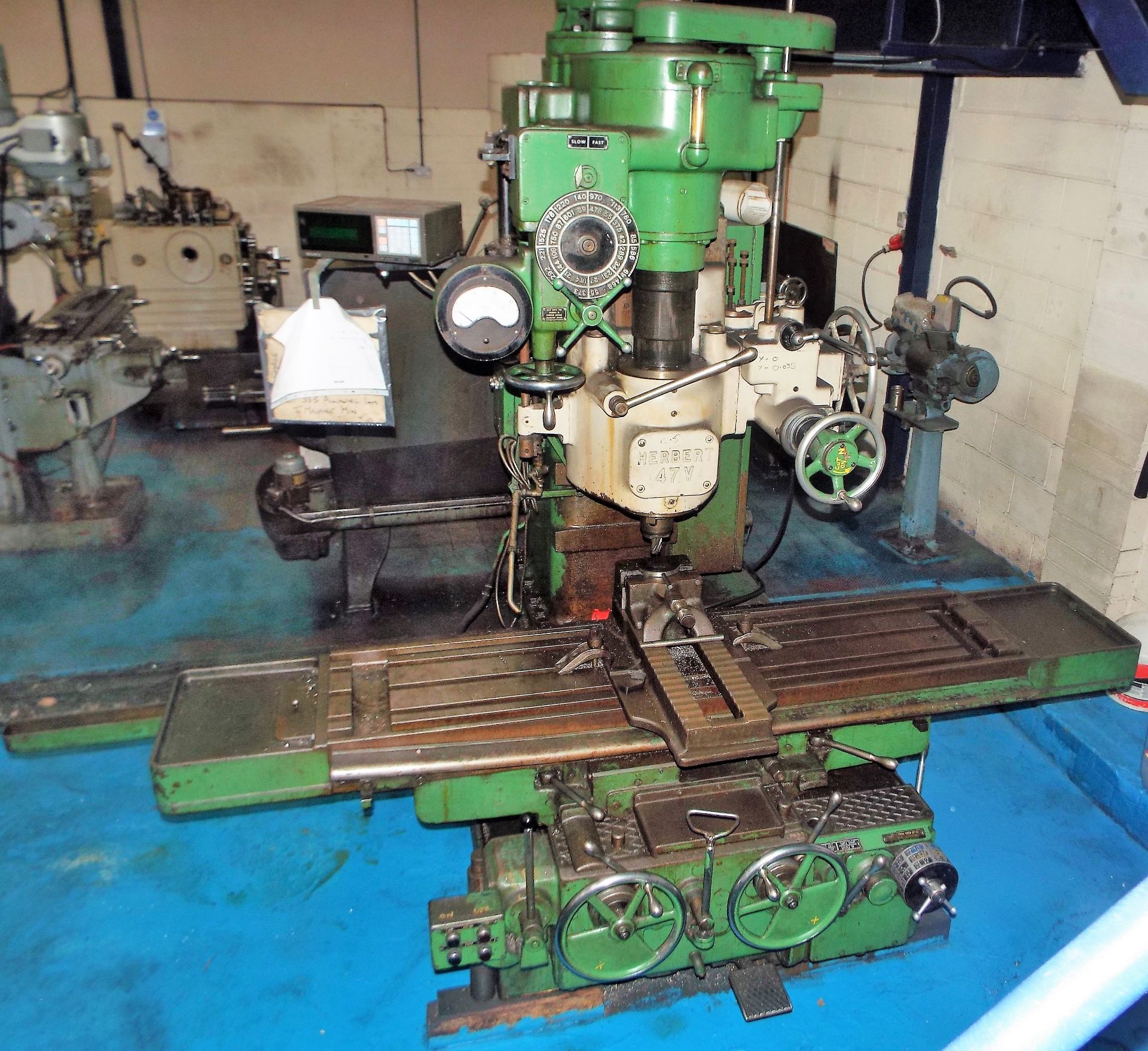 Herbert No.47 V Vertical Milling Machine,