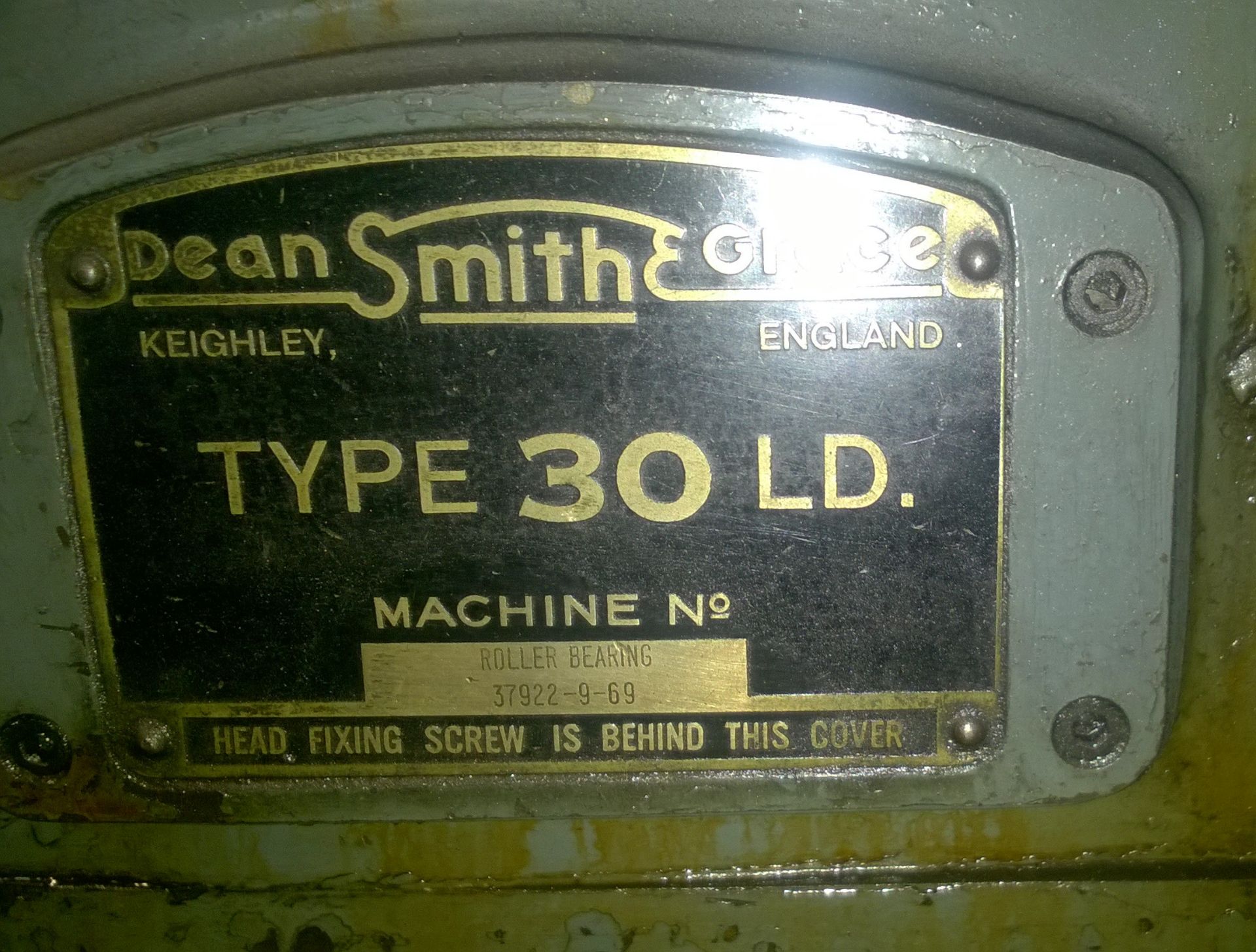 Dean Smith & Grace Type 30 Lathe - Image 2 of 3