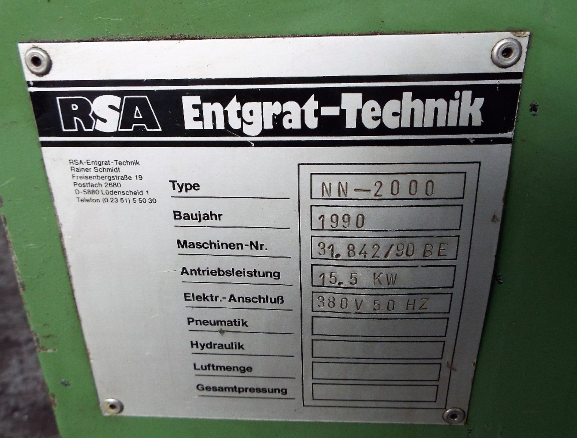 Engrat-Technik Deburring Machine NN-2000 - Image 5 of 10