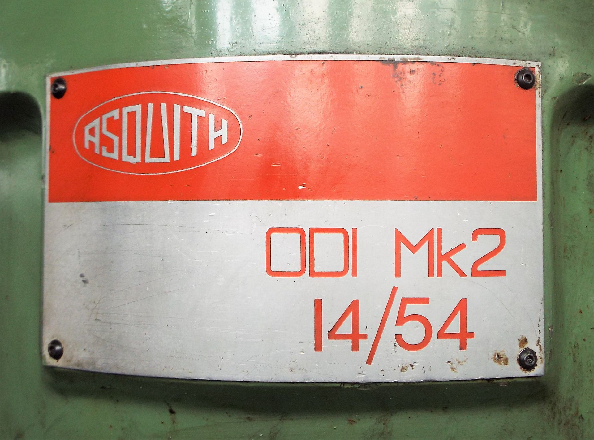 Asquith ODI MK2 14/54 Radial Arm Drill cw Box Table - Image 2 of 3