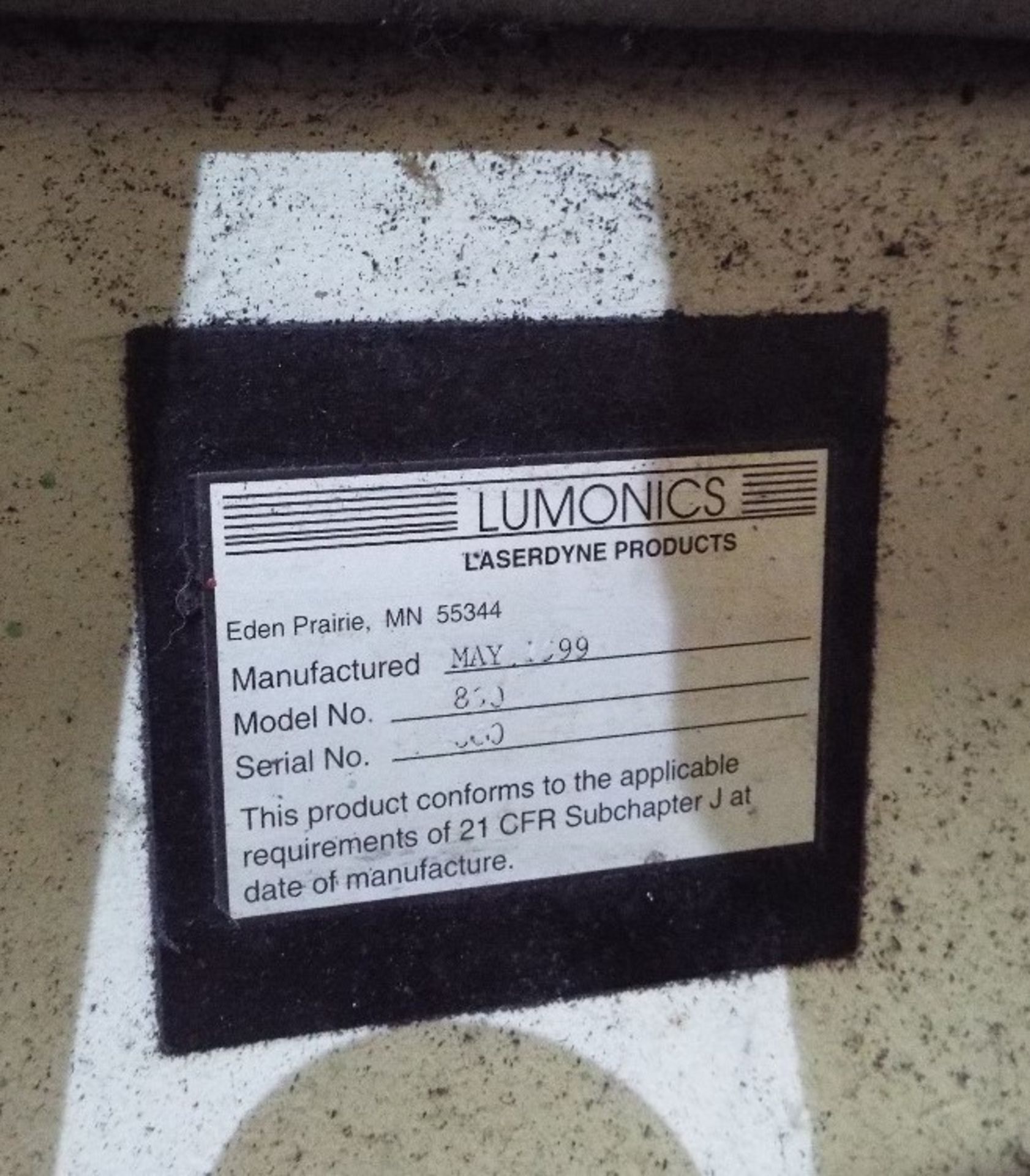 Lumonics Laserdyne 890 Beam Director Multiaxis Laser System cw Dust Extractor and Chilling Unit. - Bild 6 aus 36
