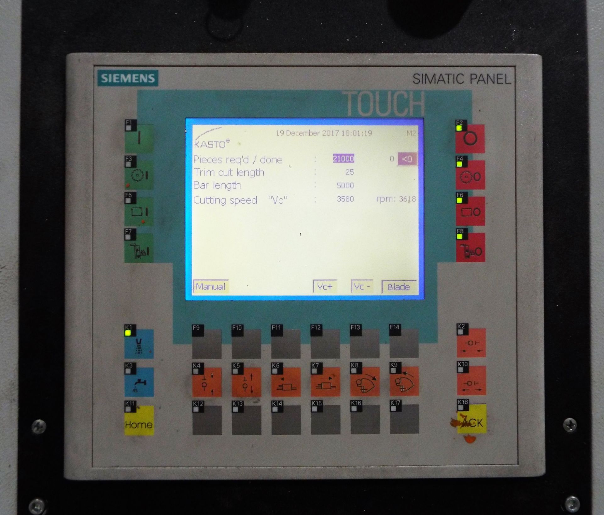 KASTO Wa M9 Auto Hydraulic Circular Saw, cw inclined/cam type loading table & light detection - Image 6 of 9