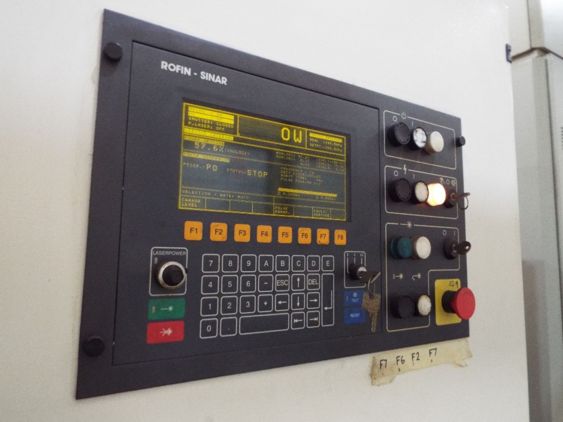 Rofin Sinar Laser Resonator Type DC025-2C & Resonator Control Panel - Image 3 of 6