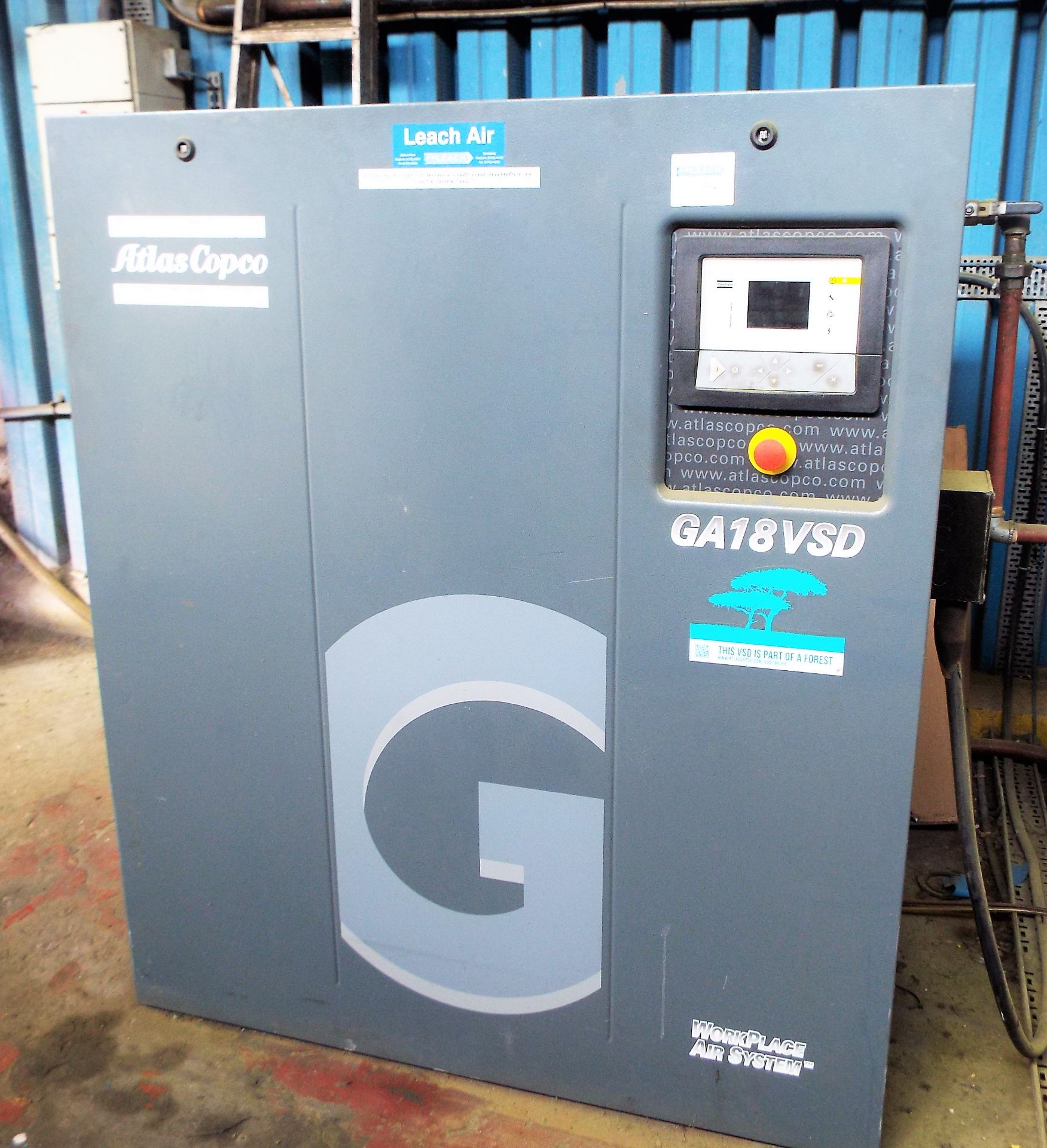 Atlas Copco GA18VSD Air Compressor