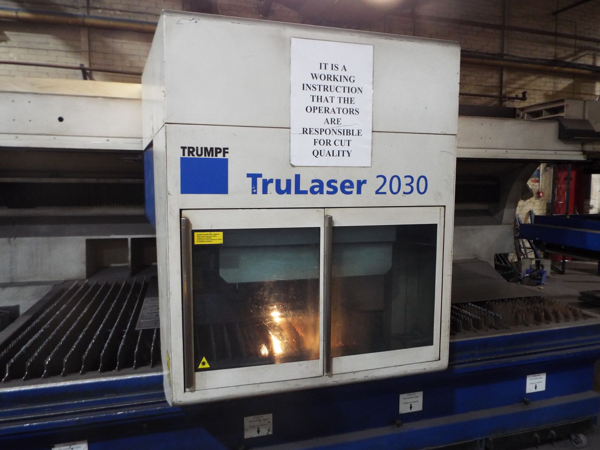 Trumpf 2030 TruCoax 2000 Laser Cutting Cell. - Image 11 of 22