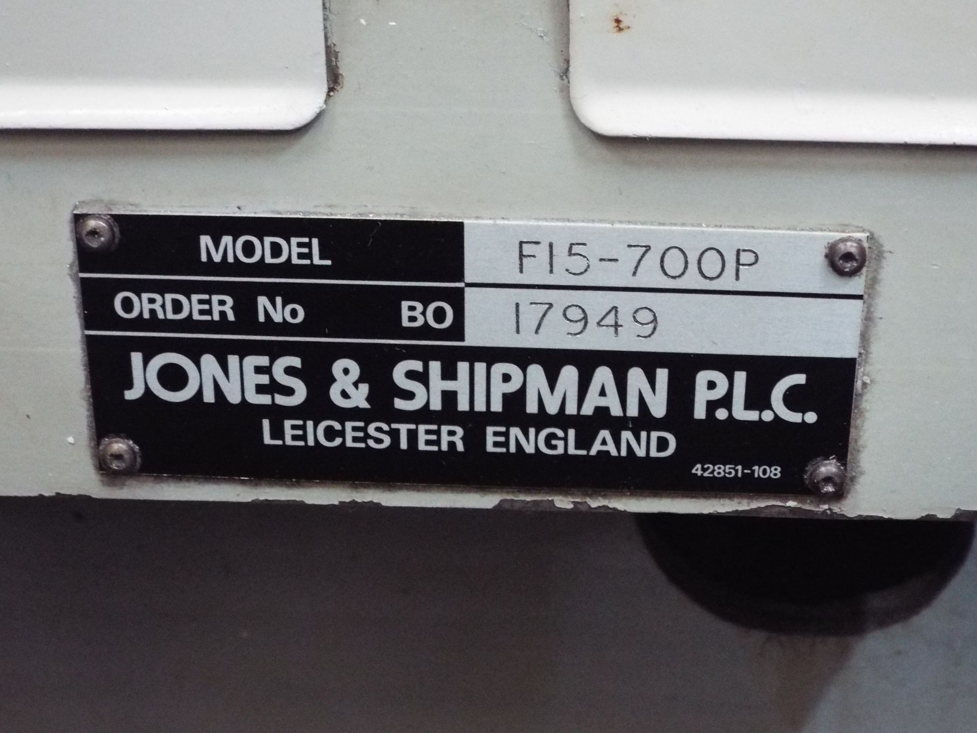 Jones & Shipman F15-700P Cylindrical Grinding Machine - Image 12 of 19