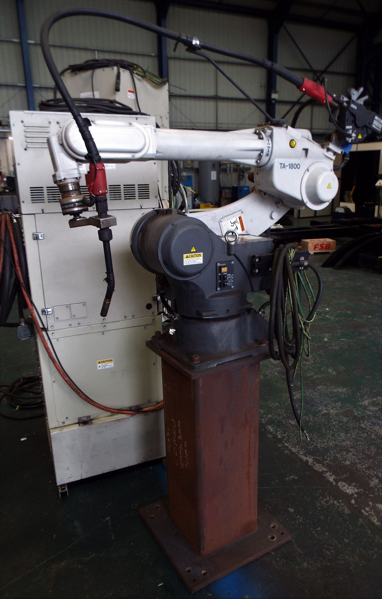 Panasonic TA1800 MIG Welding Robot cw Power Source,Transformer & 7th Axis Rotating Positioner - Image 2 of 12