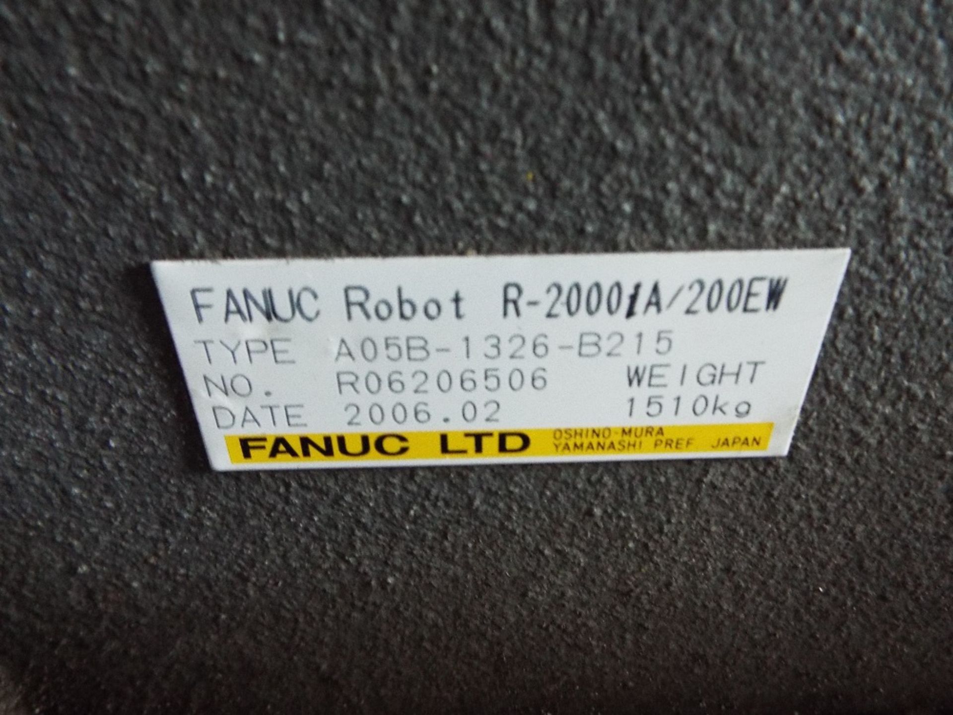 Fanuc Robot Type R-2000iA - 200EW - Image 6 of 9