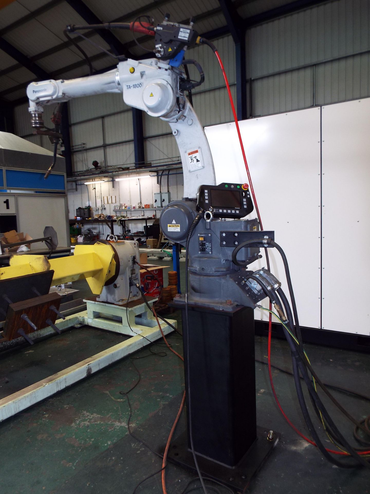 Panasonic TA1800 MIG Welding Robot cw Power Source,Transformer & 7th Axis Rotating Positioner - Image 2 of 10
