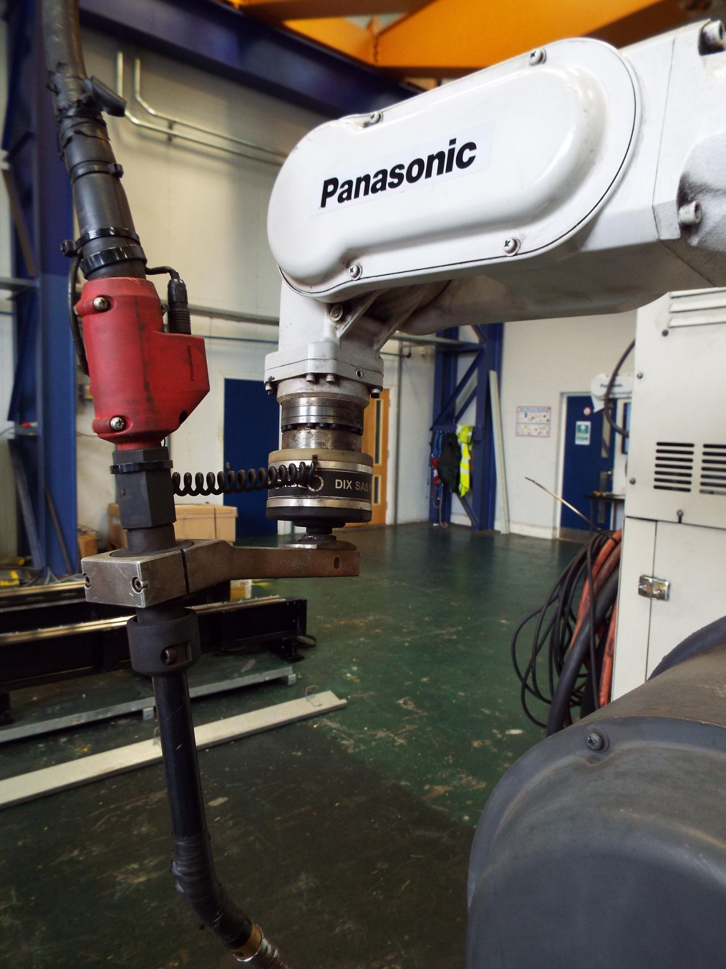 Panasonic TA1800 MIG Welding Robot cw Power Source,Transformer & 7th Axis Rotating Positioner - Image 9 of 12