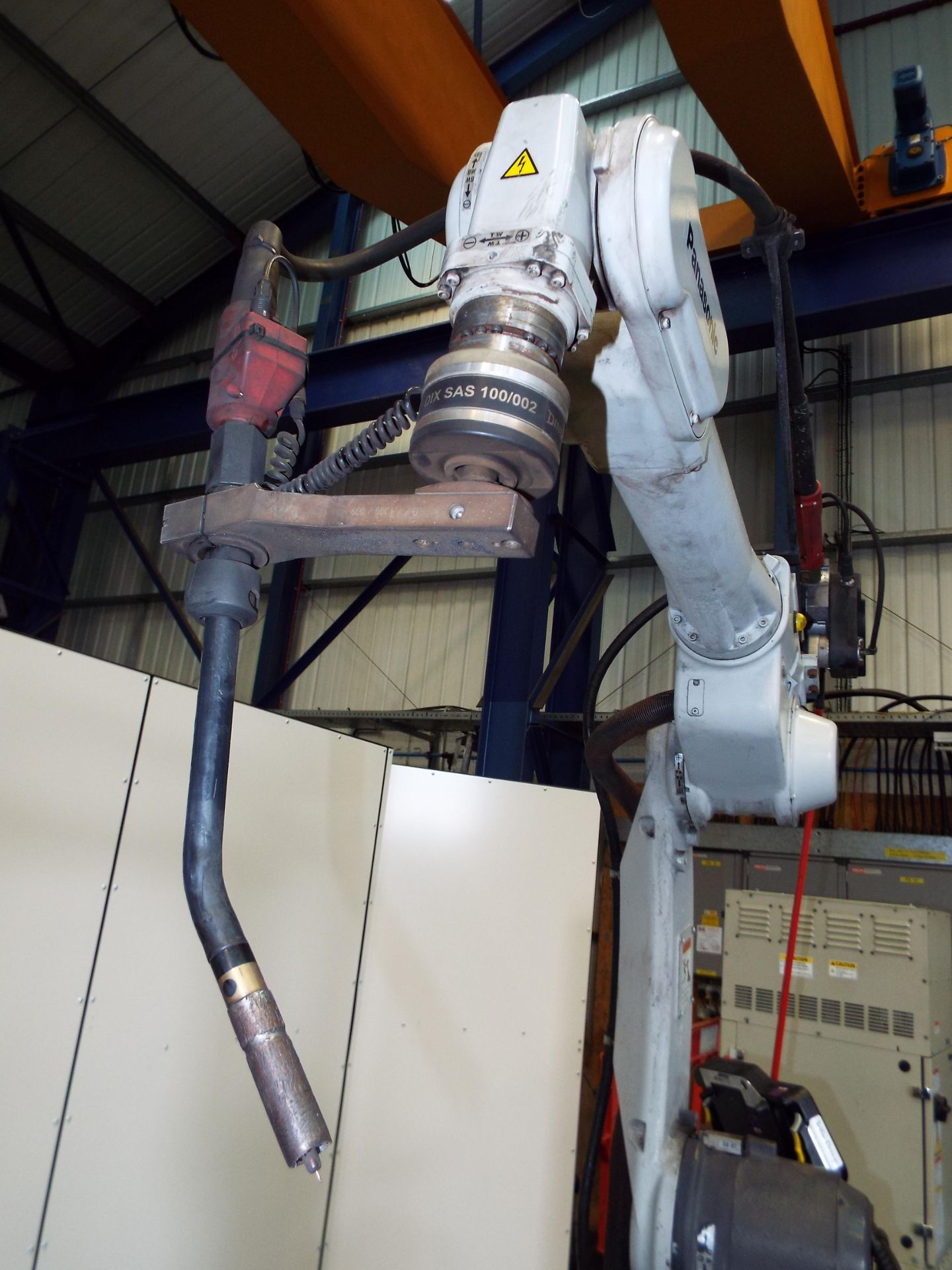 Panasonic TA1800 MIG Welding Robot cw Power Source,Transformer & 7th Axis Rotating Positioner - Image 4 of 10