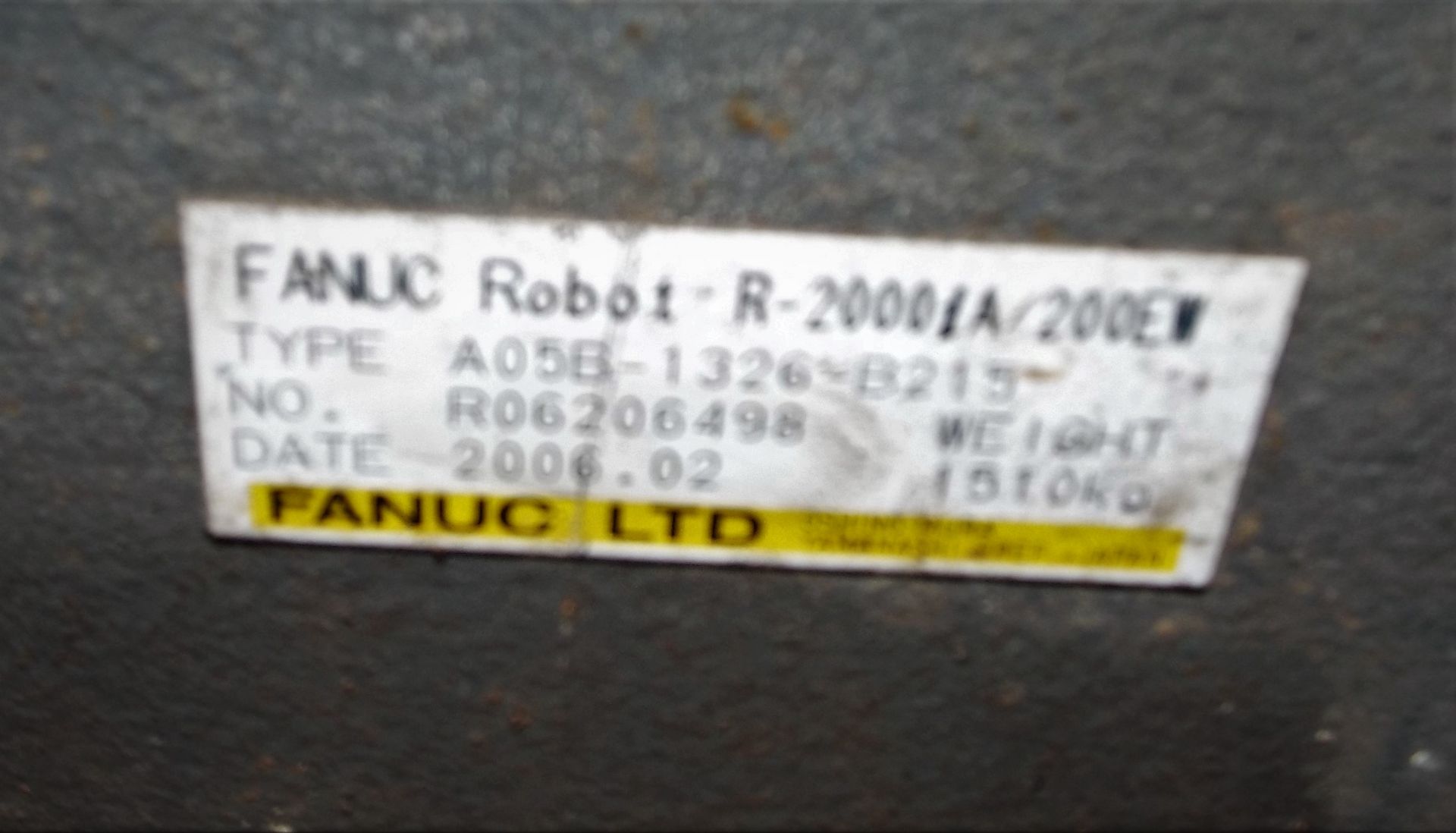 Fanuc Robot Type R-2000iA - 200EW - R-J3iB Control - Image 4 of 8