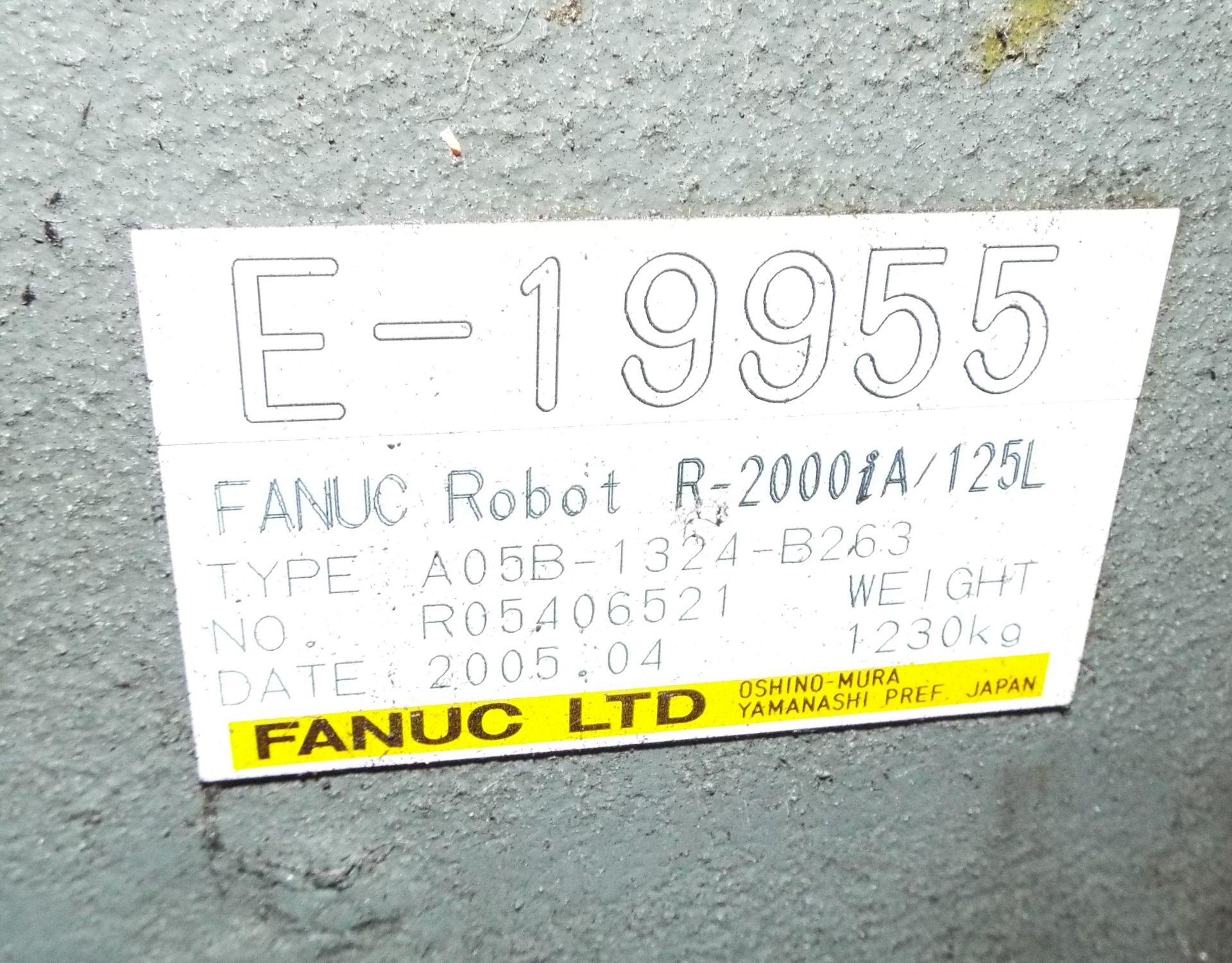 Fanuc Robot Type R-2000iA - 125L - R-J3iB - Image 4 of 8