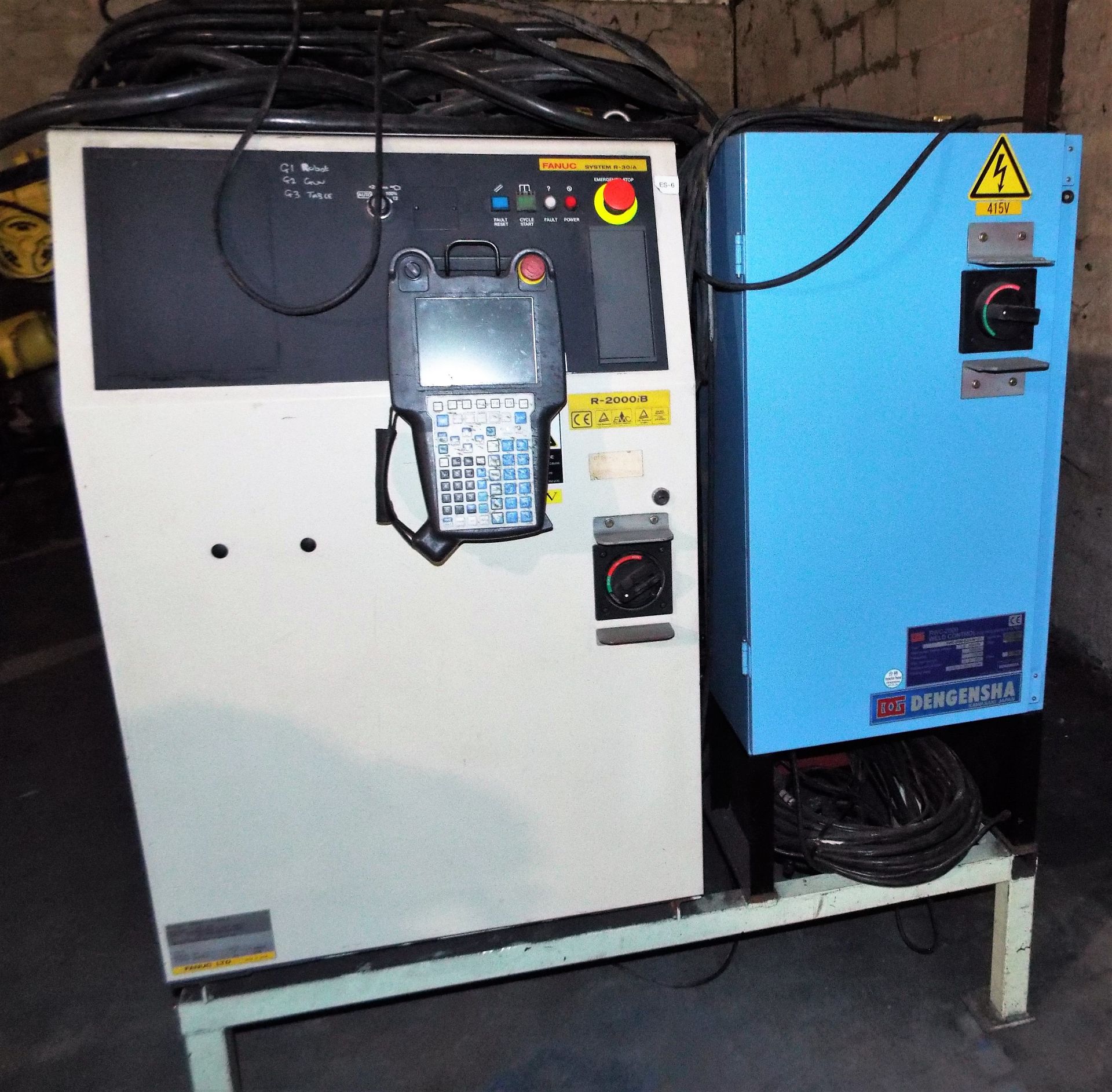 Fanuc Robot Type R-2000iB - 165F - R30iA Control - Dengensha RWC Weld Timer Spot Welder - Image 8 of 12