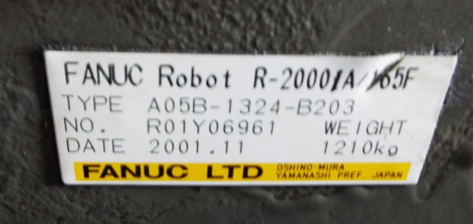 Fanuc Robot Type R-2000iA - 165F 6 Axis Industrial Robot. - Image 5 of 9