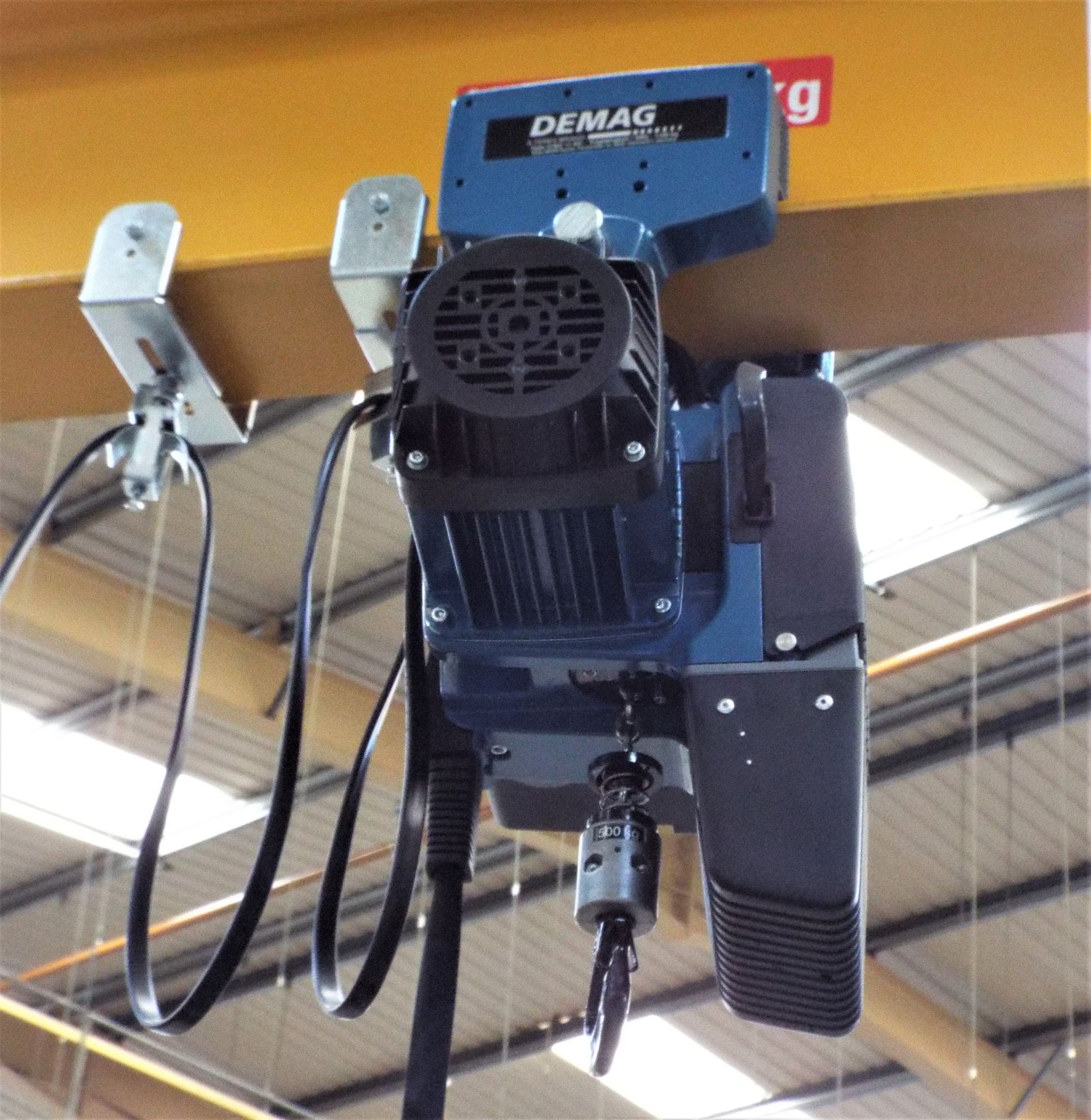 Swing Jib cw Overhead Demag 500Kg Pendant Controlled Hoist - Image 2 of 6