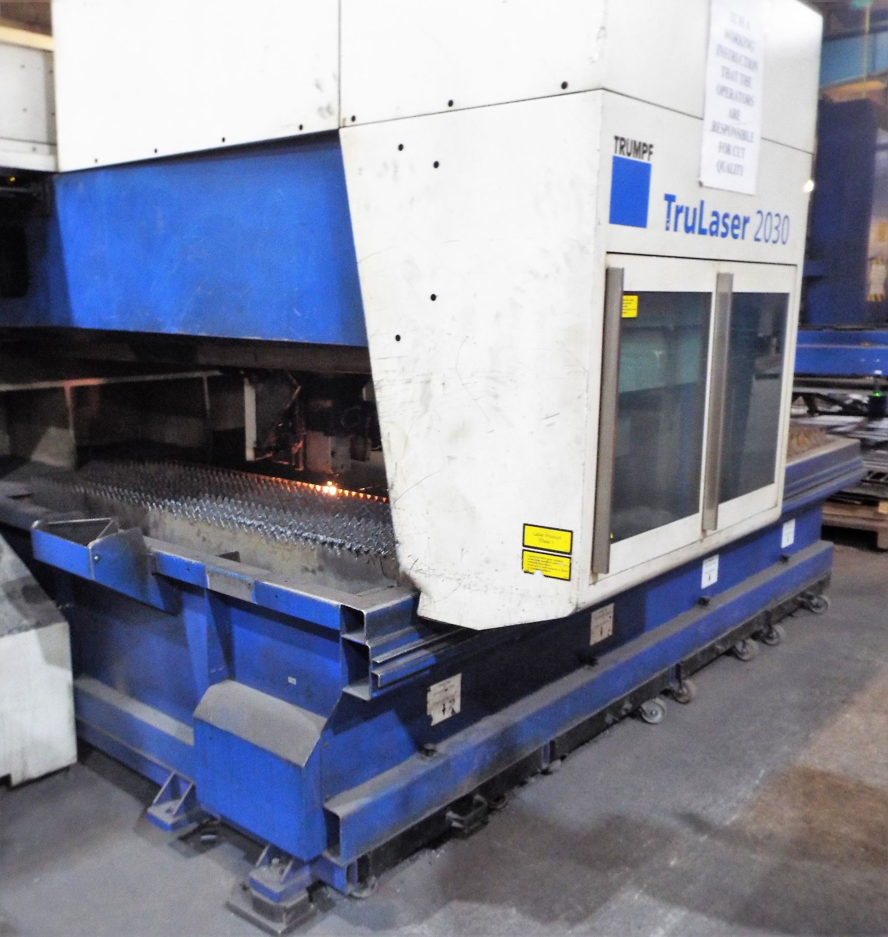 Complete Contents of A Trumpf 2030 TruCoax 2000 Laser Cutting Cell - Image 10 of 23