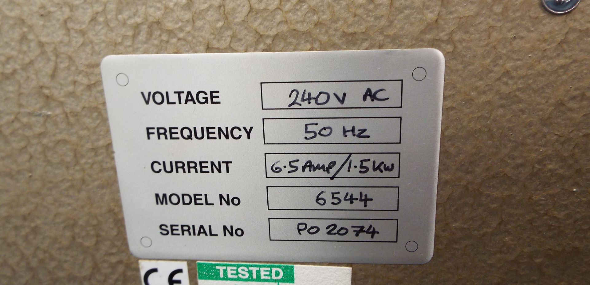 Emcol NDT Equipment Fan Assisted Lab Oven - 0-250 Deg C - Image 5 of 5