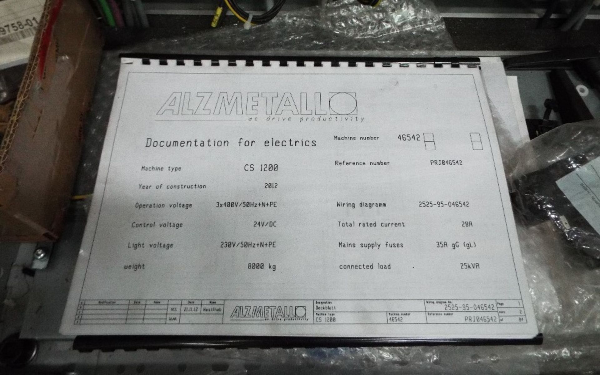 Alzmetall CS1200P Machining Centre - Image 12 of 15