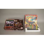 Two Comic Hero related slot car sets,