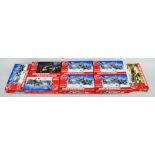 Eight Airfix Series 8 & 9 plastic model kits, all aircraft: A09008; six A08017; A08014.