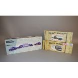 Three boxed Corgi 1:50 scale diecast truck models from their Heavy Haulage range,