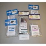 OO/HO Gauge, 20 x Dapol/Kitmaster plastic model kits including buildings, passengers and coaches.