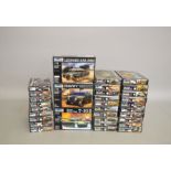 Thirty two Revell military themed plastic model kits, mainly 1:72 scale. Boxed, ex-shop stock.