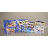 Twenty two Revell Series 4 1:72 scale aircraft plastic model kits. All unopened.