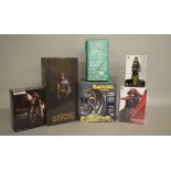 Six DC collection of Batman and Batgirl statues which includes;