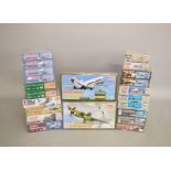 Twenty two Minicraft plastic model kits, all 1:72 and 1:48 scale aircraft. Sealed, ex-shop stock.