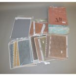 N Gauge, 52 x Road Scene packs of adhesive tile, brick, etc. Ex-shop stock.