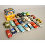 Twenty unboxed vintage diecast models by Corgi,