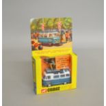 A boxed Corgi Toys 479 Commer Mobile Camera Van, appears VG in a generally G/G+ box,