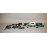 OO Gauge Thirteen unboxed Locomotives by Tri-ang, Hornby and others, both diesel,